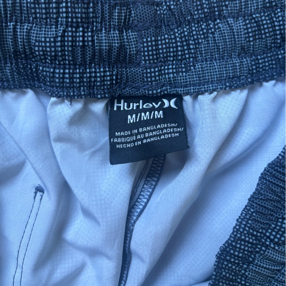Blue camo swim trunks board Shorts Hurley size m med summer beach pool water - Picture 3 of 4